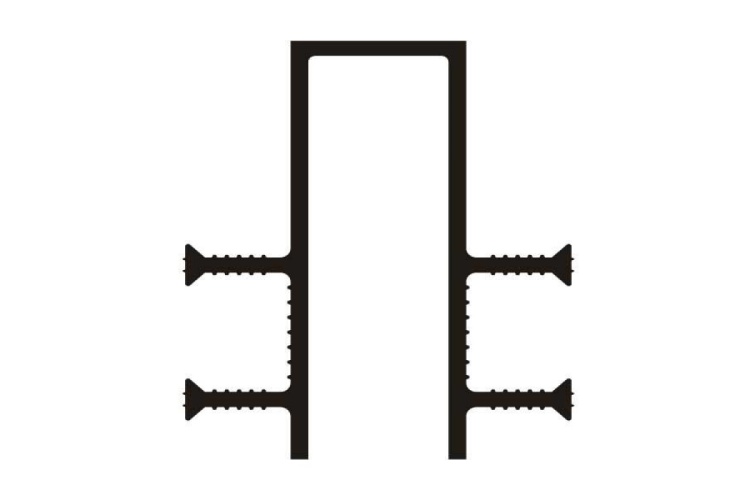 Гидроизоляционная шпонка АКВАСТОП® ДЗ-140/100-4/35 (12.042-100 ПВХ-П I 70) ТУ 5772-001-58093526-11