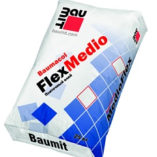Baumit Плиточный клей толстослойный эластичный Baumacol FlexMedio 25 кг/42 под