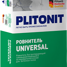 ПЛИТОНИТ Универсал, ровнитель на минеральной основе самовырав. 2-80 мм (20кг)