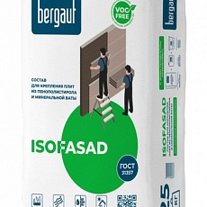 Bergauf Isofasad Клей для плит из пенополистирола и минваты 25 кг/56под